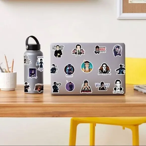 Wednesday Addams Assorted Stickers - Picture 7 of 10